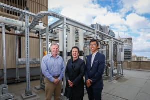 Mayor powers up Town Hall trigeneration plant